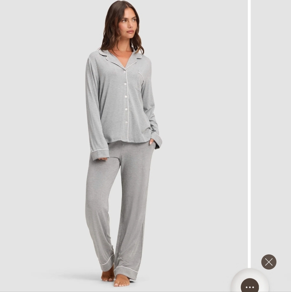 Cozy Earth Gray Pajama Set (Long Sleeve)